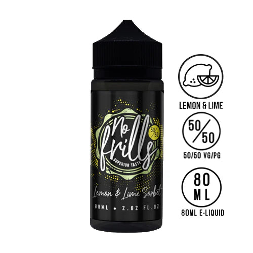 No Frills 50/50 Shortfill 80ml