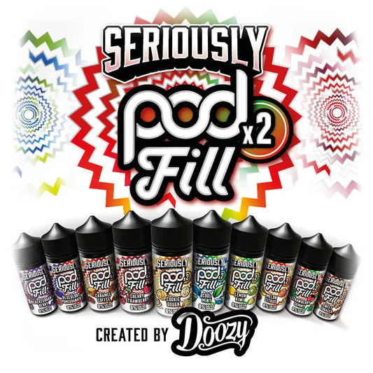 Doozy Vape Pod Fill 2 Shortfill 50/50 100ml