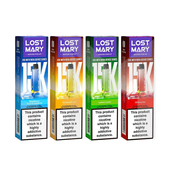 Lost Mary Nera 15K 20mg Compliant Prefilled Pod