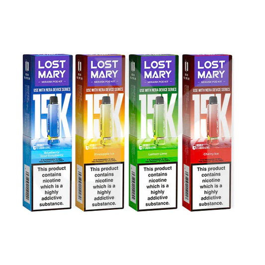 Lost Mary Nera 15K 20mg Compliant Prefilled Pod